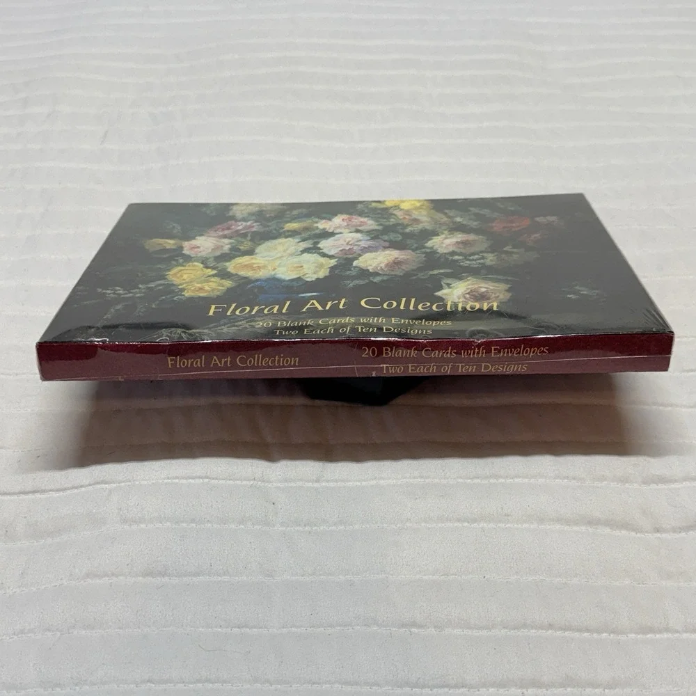Floral Art Collection Cards and Envelopes Set of 20 Assorted Designs‎ 10 Designs